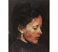 IPLUPJDY Peinture Poster Art Mural en Toile Impression Tableaux Portrait de OF Serova par Valentin Alexandrovitch Serov Peinture Affiche Pour la Décoration Murale 60x90cm