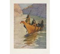 IPLUPJDY Peinture Poster Art Mural en Toile Impression Tableaux Sir Alexander Mackenzie de Colliers Weekly par Frederic Remington Peinture Affiche Pour la Décoration Murale 60x90cm