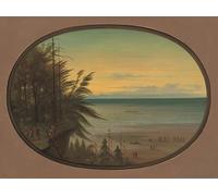 IPLUPJDY Peinture Poster Art Mural en Toile Impression Tableaux une échelle indienne Indiens Nayas par George Catlin Peinture Affiche Pour la Décoration Murale 60x90cm