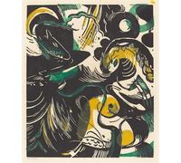 IPLUPJDY Peinture Poster Tableaux Moderne Image Abstraites Genèse Ii Histoire de la création Ii par Marc Art Poster Mural Pour la Décoration Murale 60x90cm