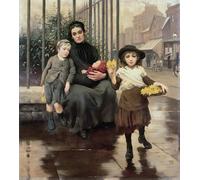 IPLUPJDY Peinture Poster Tableaux Moderne Image Abstraites la pincée de pauvreté de Benjamin Kennington Art Poster Mural Pour la Décoration Murale 60x90cm