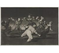 IPLUPJDY Peinture Poster Tableaux Moderne Image Abstraites les proverbes si va danser alors elle doit en subir les conséquences par Francisco De Goya Art Poster Mural Pour la Décoration Murale 60x90cm