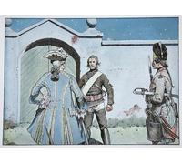 IPLUPJDY Peinture Poster Tableaux Moderne Image Abstraites L'esprit militaire prussien par Richard Knoetel Art Poster Mural Pour la Décoration Murale 60x90cm