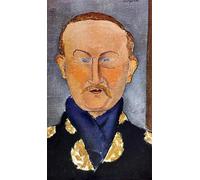 IPLUPJDY Peinture Poster Tableaux Moderne Image Abstraites Portrait du peintre Léon Bakst par Amedeo Modigliani Art Poster Mural Pour la Décoration Murale 60x90cm