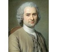 IPLUPJDY Peinture Poster Tableaux Moderne Image Abstraites Portrait of Jean Jacques Rousseau by Maurice Quentin De La Tour Art Poster Mural Pour la Décoration Murale 60x90cm