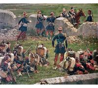 IPLUPJDY Peinture Poster Tableaux Moderne Image Abstraites Soirée de la Bataille de Rezonville Gravelotte Grenadiers par Jean Baptiste Edouard Detaille Pour la Décoration Murale 60x90cm