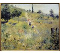IPLUPJDY Portrait Tableaux Tableaux Moderne Peinture sur Toile Chemin Montant dans les Hautes Herbes Peinture de Pierre Auguste Renoir Art Poster Mural Pour la Décoration Murale 60x90cm