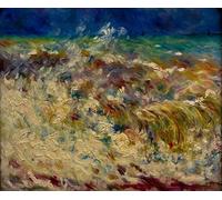 IPLUPJDY Portrait Tableaux Tableaux Moderne Peinture sur Toile la Vague de Pierre Auguste Renoir Art Poster Mural Pour la Décoration Murale 60x90cm