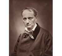 IPLUPJDY Tableaux Célèbres Impressions d'Art Image sur Toile Charles Baudelaire Poétritique et écrivain français par Etienne Carjat Tableaux en Toile Pour les Décorations pour la Maison 60x90cm