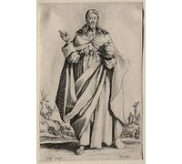 IPLUPJDY Tableaux Célèbres Impressions d'Art Image sur Toile Icones de la Bienheureuse Vierge Marie Sauveur des Saints Apôtres par Jacques Callot Pour les Décorations pour la Maison 60x90cm