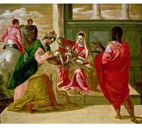 IPLUPJDY Tableaux Célèbres Impressions d'Art Image sur Toile l'Adoration des Mages d'El Greco Tableaux en Toile Pour les Décorations pour la Maison 60x90cm