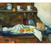 IPLUPJDY Tableaux Célèbres Impressions d'Art Image sur Toile le Buffet de Paul Cézanne Tableaux en Toile Pour les Décorations pour la Maison 60x90cm