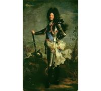 IPLUPJDY Tableaux Célèbres Impressions d'Art Image sur Toile Portrait of Louis Xiv by Hyacinthe Rigaud Tableaux en Toile Pour les Décorations pour la Maison 60x90cm