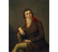 IPLUPJDY Tableaux Célèbres Impressions d'Art Image sur Toile Portrait Ofpavel Alexandrovitch Stroganov par Elisabeth Louise Vigee Lebrun Tableaux en Toile Pour les Décorations pour la Maison 60x90cm