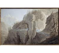 IPLUPJDY Tableaux Célèbres Impressions d'Art Image sur Toile Première campagne d'Italie par Giuseppe Pietro Bagetti Tableaux en Toile Pour les Décorations pour la Maison 60x90cm
