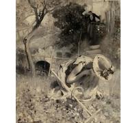 IPLUPJDY Tableaux Célèbres Impressions d'Art Image sur Toile Téléphonie par Carl Larsson Tableaux en Toile Pour les Décorations pour la Maison 60x90cm