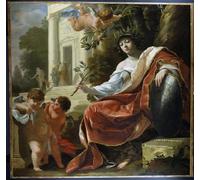 IPLUPJDY Tableaux Célèbres Impressions d'Art Image sur Toile une allégorie de la paix de Simon Vouet Tableaux en Toile Pour les Décorations pour la Maison 60x90cm