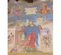IPLUPJDY Tableaux en Toile Affiche Décorative Détail de la vigne du Christ et de la légende de Sainte Barbara par un artiste célèbre Pour la Décoration de la Chambre à Coucher 60x90cm