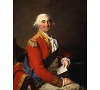 IPLUPJDY Tableaux en Toile Affiche Décorative Portrait de William Petty Comte de Shelburne St Marquis de Lansdowne par Jean Laurent Mosnier Pour la Décoration de la Chambre à Coucher 60x90cm