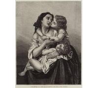 IPLUPJDY Vintage Impressions sur Toile Tableaux en Toile Affiche Décorative Accueil Trésors par Hugues Merle Nordique Peinture Pour la Décoration de la Chambre à Coucher 60x90cm