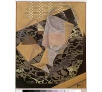 IPLUPJDY Vintage Impressions sur Toile Tableaux en Toile Affiche Décorative Au Café Peinture Cubiste Espagnole de Juan Gris Nordique Peinture Pour la Décoration de la Chambre à Coucher 60x90cm