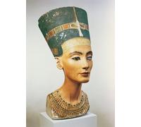 IPLUPJDY Vintage Impressions sur Toile Tableaux en Toile Affiche Décorative Buste de la reine Néfertiti par un artiste célèbre Nordique Peinture Pour la Décoration de la Chambre à Coucher 60x90cm