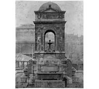 IPLUPJDY Vintage Impressions sur Toile Tableaux en Toile Affiche Décorative Fountain of the Innocents by Charles Marville Nordique Peinture Pour la Décoration de la Chambre à Coucher 60x90cm
