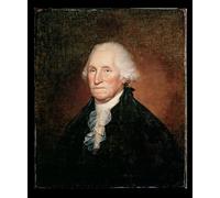 IPLUPJDY Vintage Impressions sur Toile Tableaux en Toile Affiche Décorative George Washington de Rembrandt Peale Nordique Peinture Pour la Décoration de la Chambre à Coucher 60x90cm