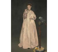 IPLUPJDY Vintage Impressions sur Toile Tableaux en Toile Affiche Décorative Jeune femme d'Edouard Manet Nordique Peinture Pour la Décoration de la Chambre à Coucher 60x90cm