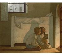 IPLUPJDY Vintage Impressions sur Toile Tableaux en Toile Affiche Décorative les enfants Bluebird racontent leur par Frederick Cayley Robinson Pour la Décoration de la Chambre à Coucher 60x90cm