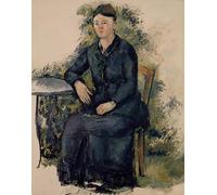 IPLUPJDY Vintage Impressions sur Toile Tableaux en Toile Affiche Décorative Madame Cézanne au jardin de Paul Cézanne Nordique Peinture Pour la Décoration de la Chambre à Coucher 60x90cm