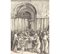 IPLUPJDY Vintage Impressions sur Toile Tableaux en Toile Affiche Décorative Offrande de Joachim rejetée par Albrecht Dürer Nordique Peinture Pour la Décoration de la Chambre à Coucher 60x90cm