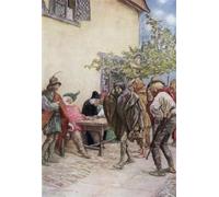 IPLUPJDY Vintage Impressions sur Toile Tableaux en Toile Affiche Décorative Partie du roi Henri IV par Arthur Rackham Nordique Peinture Pour la Décoration de la Chambre à Coucher 60x90cm