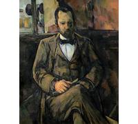 IPLUPJDY Vintage Impressions sur Toile Tableaux en Toile Affiche Décorative Portrait d'Ambroise Vollard par Paul Cézanne Nordique Peinture Pour la Décoration de la Chambre à Coucher 60x90cm