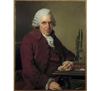 IPLUPJDY Vintage Impressions sur Toile Tableaux en Toile Affiche Décorative Portrait de Louis Jean Marie Daubenton par Alexandre Roslin Pour la Décoration de la Chambre à Coucher 60x90cm
