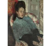 IPLUPJDY Vintage Impressions sur Toile Tableaux en Toile Affiche Décorative Portrait d'Elena Carafa par Edgar Degas Nordique Peinture Pour la Décoration de la Chambre à Coucher 60x90cm