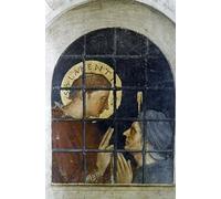 IPLUPJDY Vintage Impressions sur Toile Tableaux en Toile Affiche Décorative Saint Laurent convertissant son geôlier par Fra Angelico Pour la Décoration de la Chambre à Coucher 60x90cm
