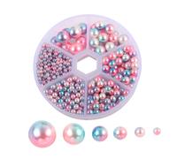 iplusmile 1 boîte Boîte Accessoires DIY Décoratifs Perles Résine sans Embellissements à Coller pour Décoration de Tête et Artisanat Pack Pratique pour Customisation de Vêtements et Sacs