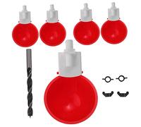 iplusmile 1 Ensemble Abreuvoir Automatique pour Poules de Coupelles Alimentation pour Poussins Facile à Installer Nettoyer pour des Volatiles