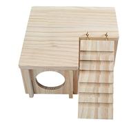 iplusmile 1 Ensemble Cabine de Hamster Petit Enrichissement Maison de Hamster Maisons de Hamsters Maisons de Lapin et cachettes cabane Pas Un Hamster cachette de Lapin Maisons en Bois de Rat