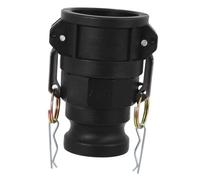 iplusmile 1 Ensemble Connecteur fourre-Tout raccords pour bac à Eau IBC Adaptateur IBC pour réservoir d'eau Adaptateur de réservoir d'eau fourre-Tout IBC Adaptateur de bac à Eau pehd Noir