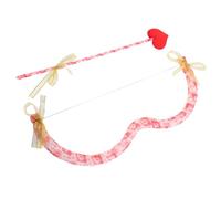 iplusmile 1 Ensemble Costume Cupid Set pour Femme Déguisement de Saint Valentin Arc Flèches Accessoire pour Photo