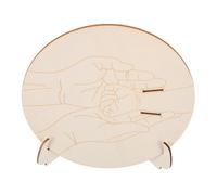 iplusmile 1 Ensemble Main De Bébé Avec Panneau Commémoratif Panneau D'Annonce De Bébé Panneau D'Annonce Pour Nouveau-Né Chambre De Bébé Panneau Nouveau-Né Plaque Commémorative Pour