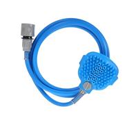 iplusmile 1 Ensemble Outil de Toilettage pour Animaux avec Brosse de Massage Tuyau PVC pour Lavage Chiens