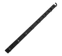 iplusmile 1 Ensemble Patère Porte-ustensiles Suspendu pour Crochets Porte-ustensiles De Cuisine Accroche pour Mur Rack De Crochet Mural Black Aluminium