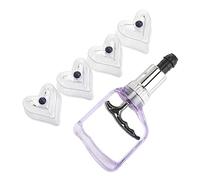 iplusmile 1 ensemble Ventouses Manuelles pour Massage Corporel Outil de Soins avec Pompe à Aspiration Design Dérapant PC pour Usage Durable et Pratique