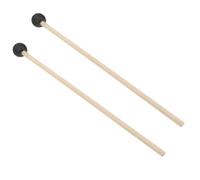 iplusmile 1 paire Maillets Plastique pour Instruments de Percussion Ensemble pour Marimba et Tambour Langue Baguettes de Musique avec Design et Surface Lisse