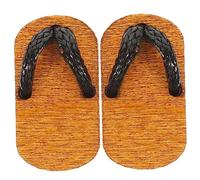 iplusmile 1 Paire Miniature Wooden Clogs for Doll Houses of Handmade Clogs Accessory for Bjd Dolls Lightweight and Realistic Design