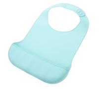 iplusmile 1 pièce Bavoir Silicone pour Adultes Bavoir Pratique et Portable avec Poche à Riz pour Seniors Ajustable et Confortable Accessoire pour Repas des Personnes Âgées