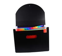 iplusmile 1 pièce Dossier Organisateur Pratique avec Couvercle Trieur Accordéon Couleurs Arc Ciel pour Documents et Papeterie Compartiments Facile à Transporter Classer